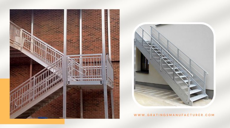 Lightweight MS/SS Staircase - Elegant & Durable Solutions