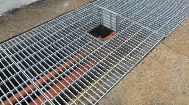 Serrated Press-Locked Steel Grating